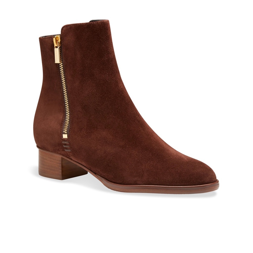 Sarah Flint Perfect Zip Bootie in Espresso Crosta Size 41